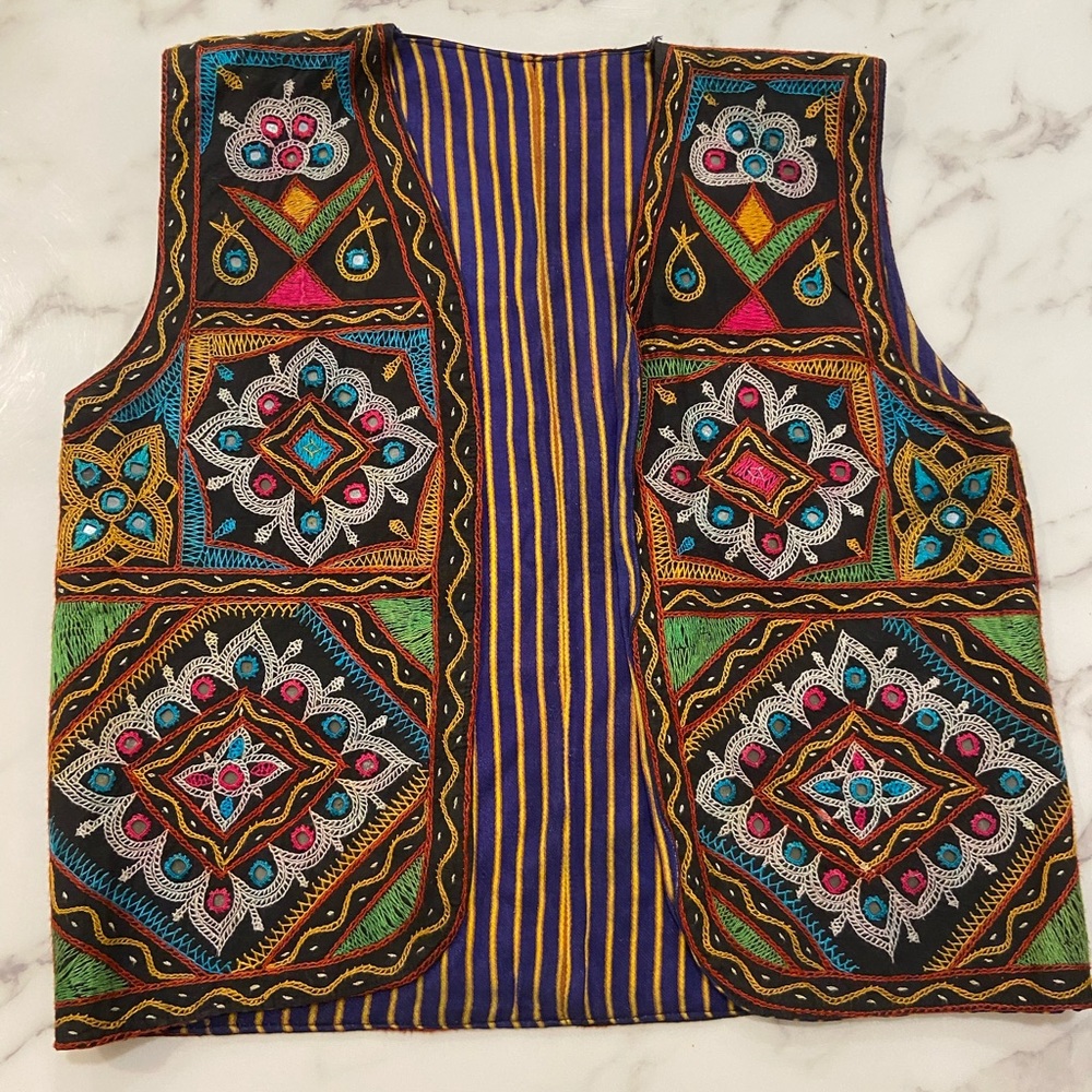 Vintage Patterned Vest